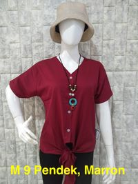 M 9 Pendek 57 Maroon